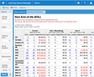 Learning Space Manager EOL